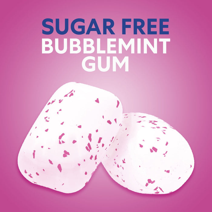 ORBIT Bubblemint Sugar Gree Chewing Gum 55 Piece Bottle