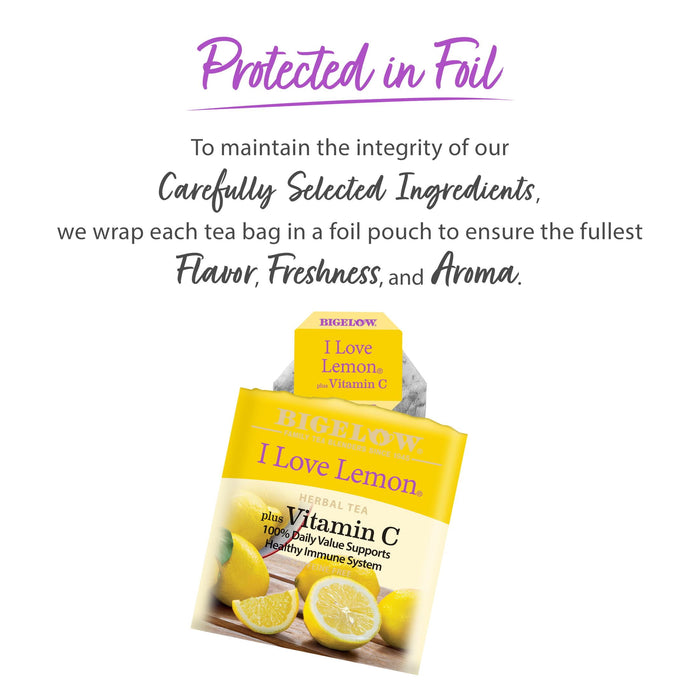 Bigelow Herbal Tea, I Love Lemon, 20 Ct