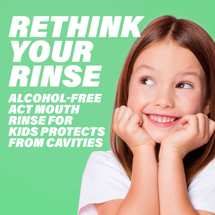 ACT Kids Anticavity Fluoride Rinse, Wild Watermelon, 16.9 Ounce