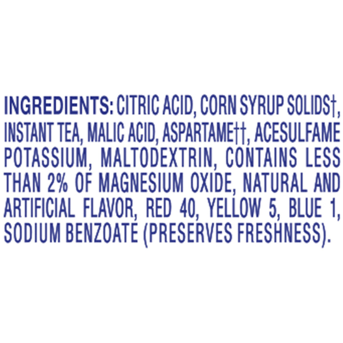 Crystal Light Sugar Free Iced Tea Mix, Peach, 1 oz