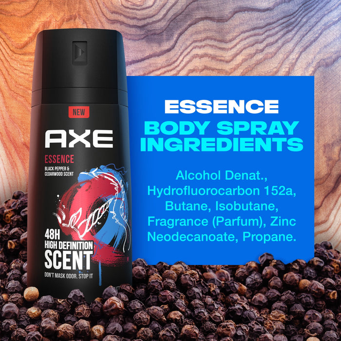 AXE Body Spray for Men Essence 4 oz