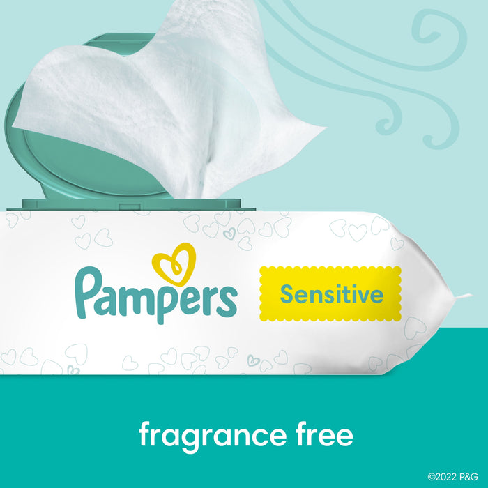 Pampers Wipes Sensitive, 18 Count/Bag