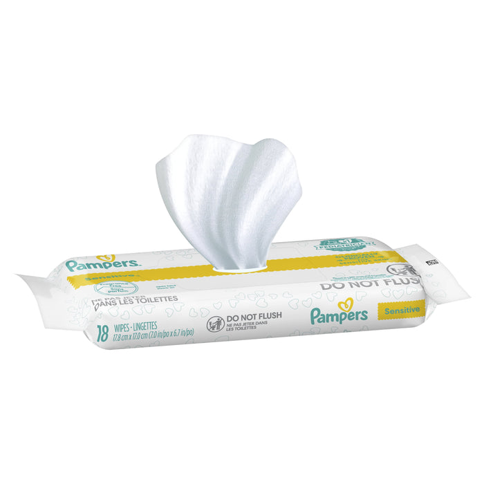 Pampers Wipes Sensitive, 18 Count/Bag