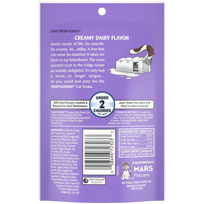 Whiskas Temptations Creamy Dairy Cat Treats 3oz