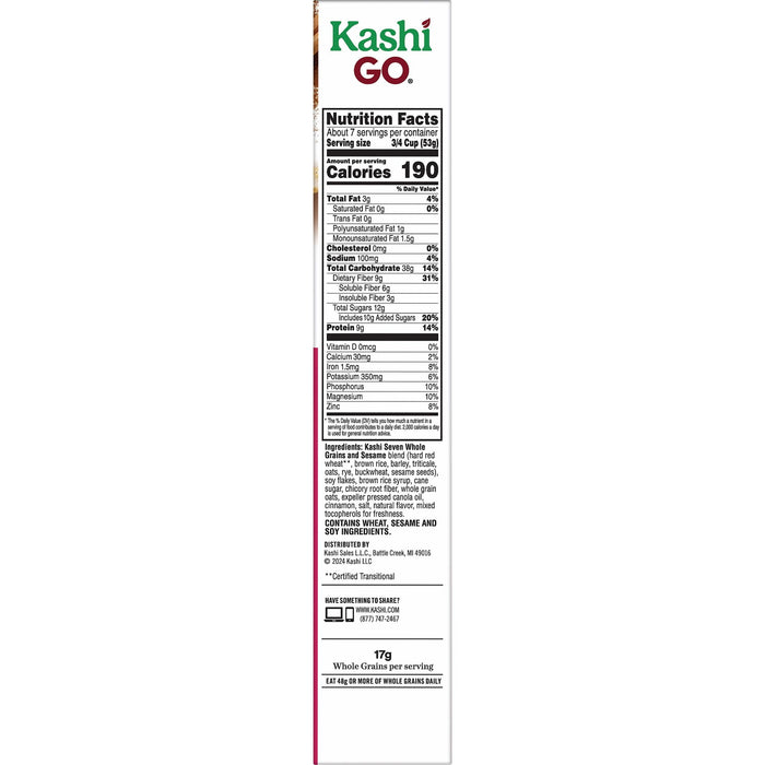 Kashi GoLean Crunch Cereal 13.8oz