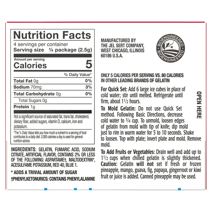 Royal Strawberry Gelatin Dessert Mix, Sugar Free and Carb Free 0.32 0z