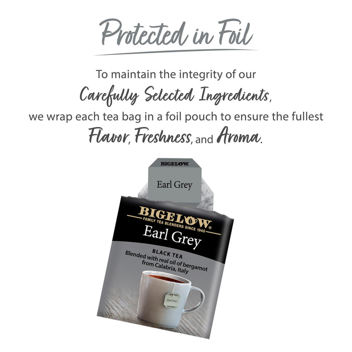 Bigelow, Earl Grey Black Tea 20-Count Black Tea Bags