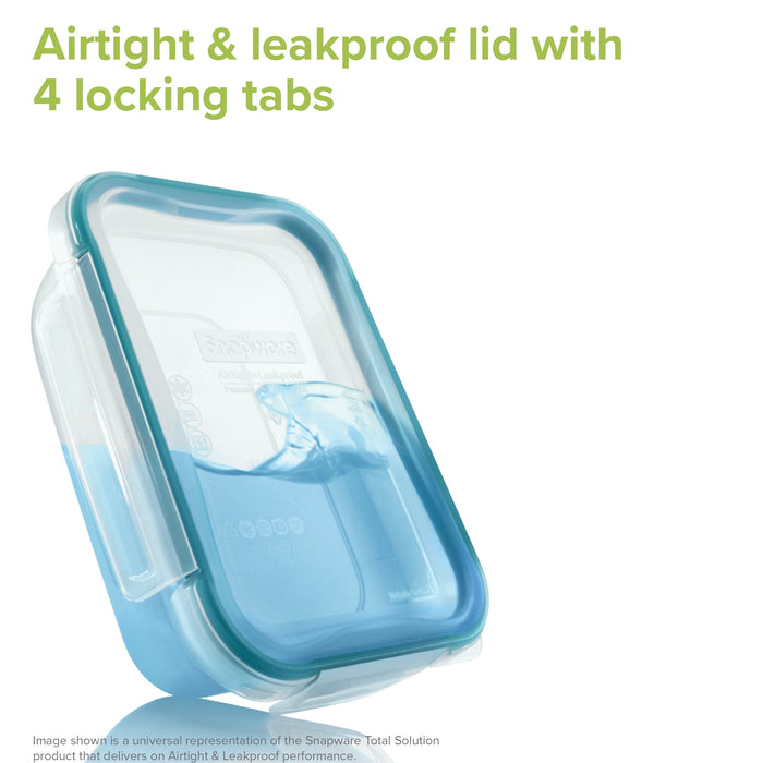 Snapware 4-Cup Total Solution Square Food Storage Container, Glass
