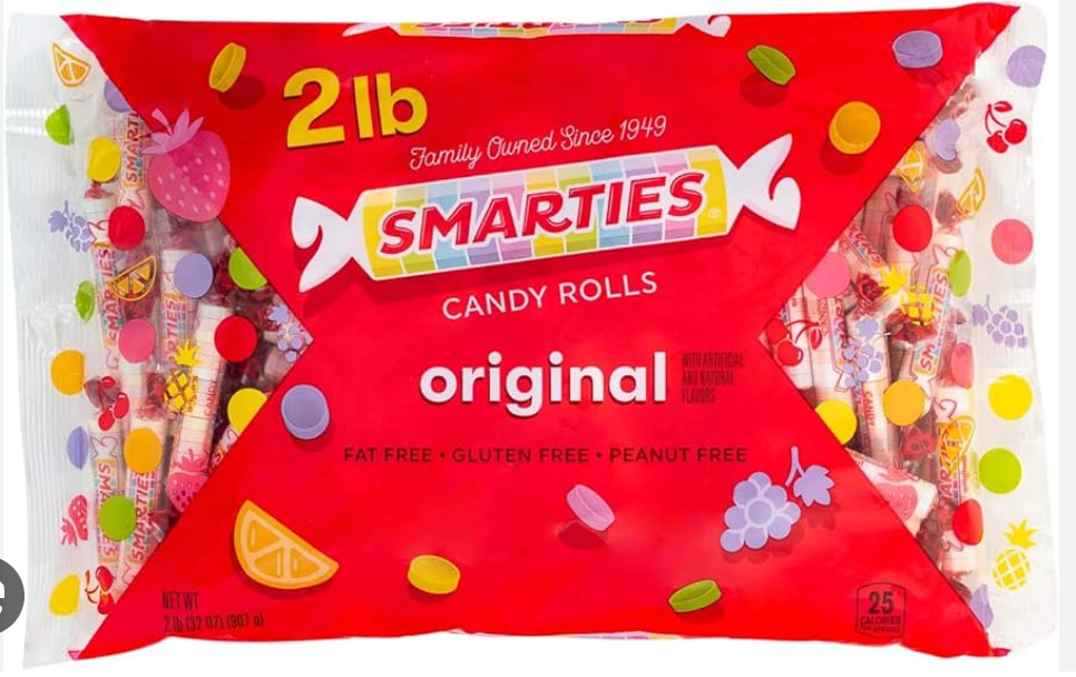 Smarties Roll Candies 2 Lbs.