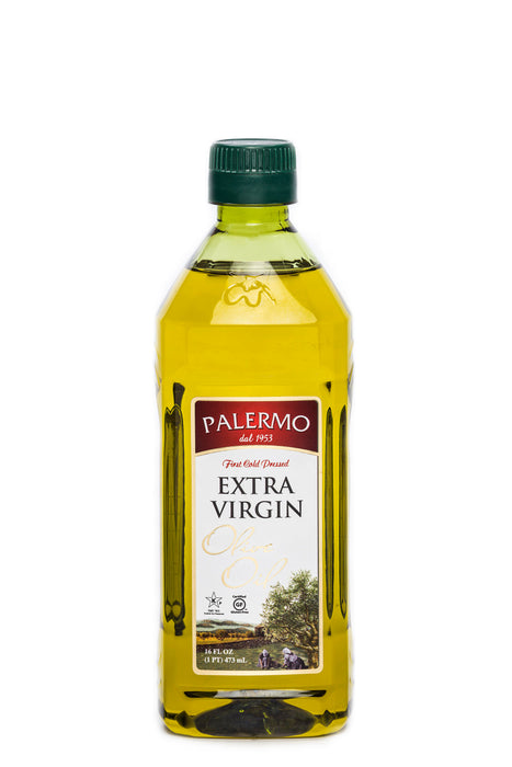 Palermo Extra Virgin Olive Oil Pet, Cold-Pressed, Unrefined 16 fl oz