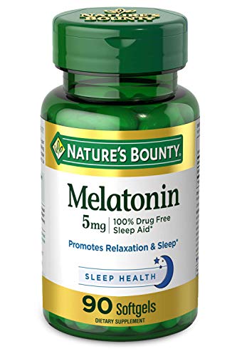 Nature's Bounty Melatonin 5mg, 60 Softgels