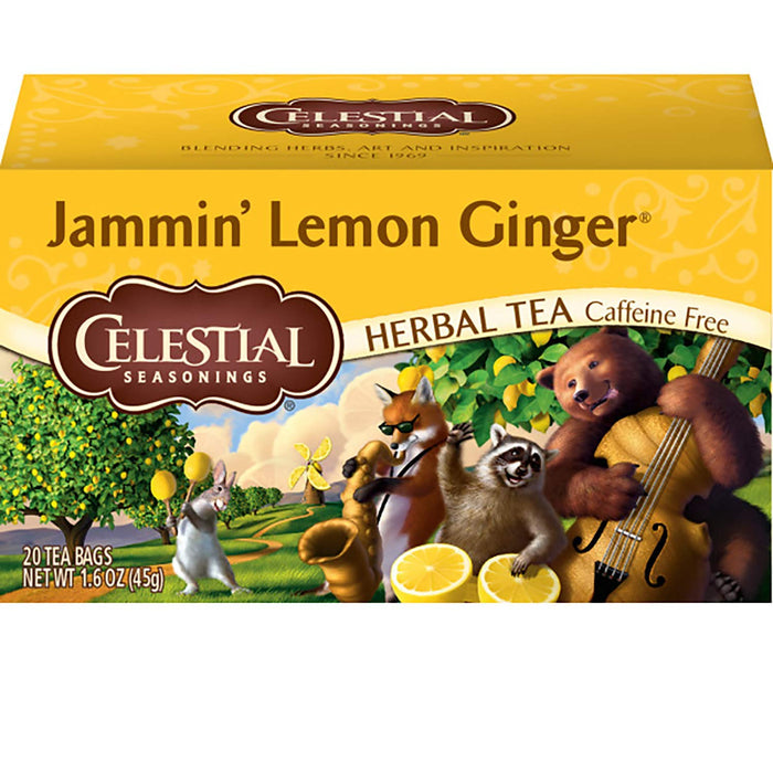 Celestial Seasonings - Tea - Jammin Lemon Ginger 20 ct