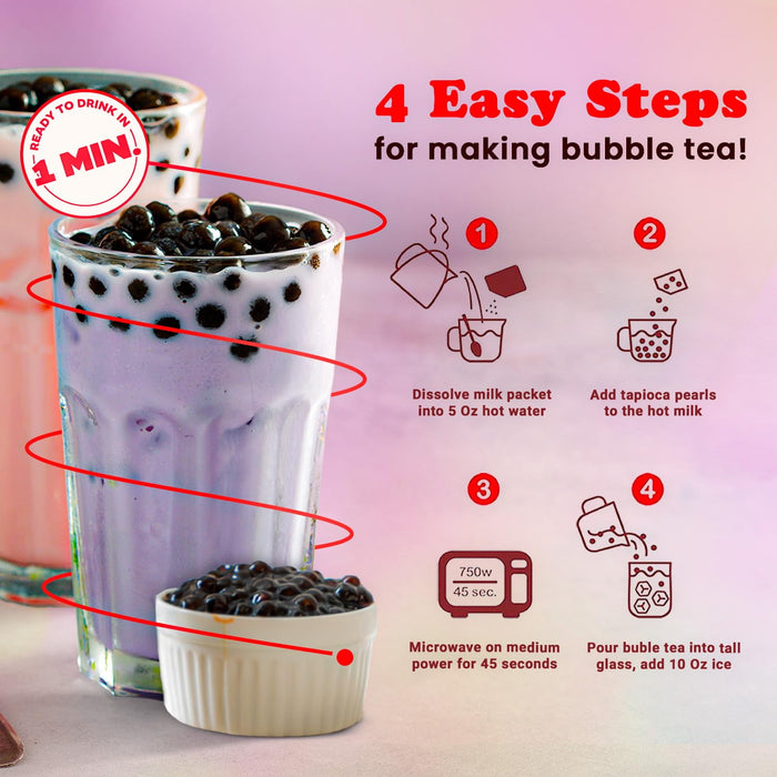 POCAS BUBBLE TEA DIY KIT - BROWN SUGAR 5pk