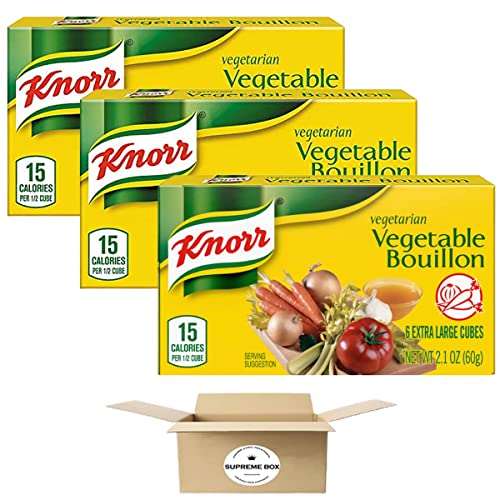 Knorr Cube Bouillon, Vegetable, 6 cubes, 2.1 oz