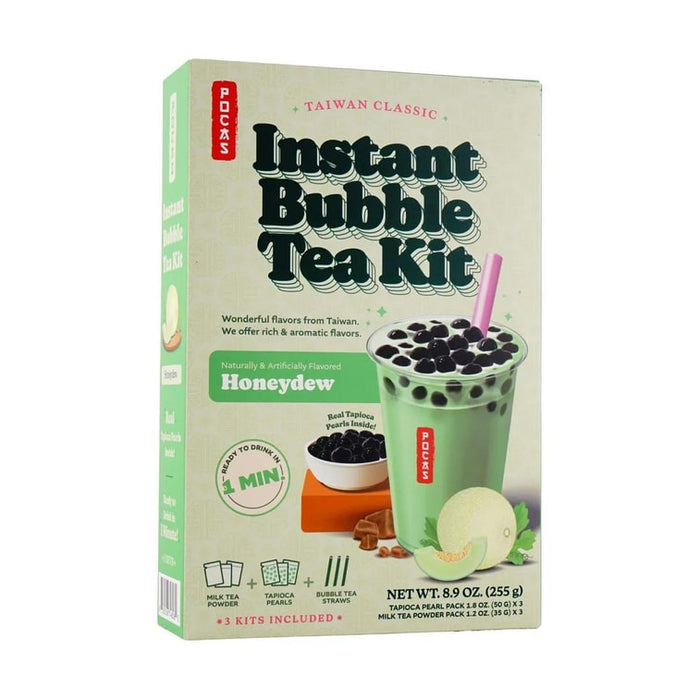 POCAS BUBBLE TEA DIY KIT - HONEYDEW 5pk