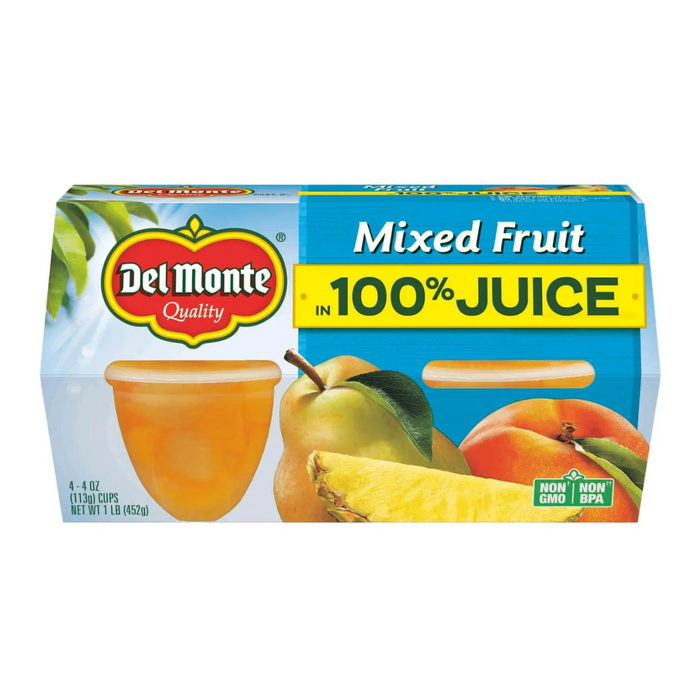 Del Monte Fruit Cups, 4-cups